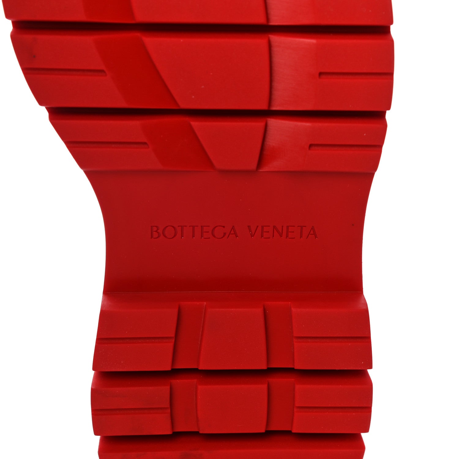 Bottega Veneta Calfskin The Tire Chelsea Boots 36.5 Black Bright Red 8 of 26