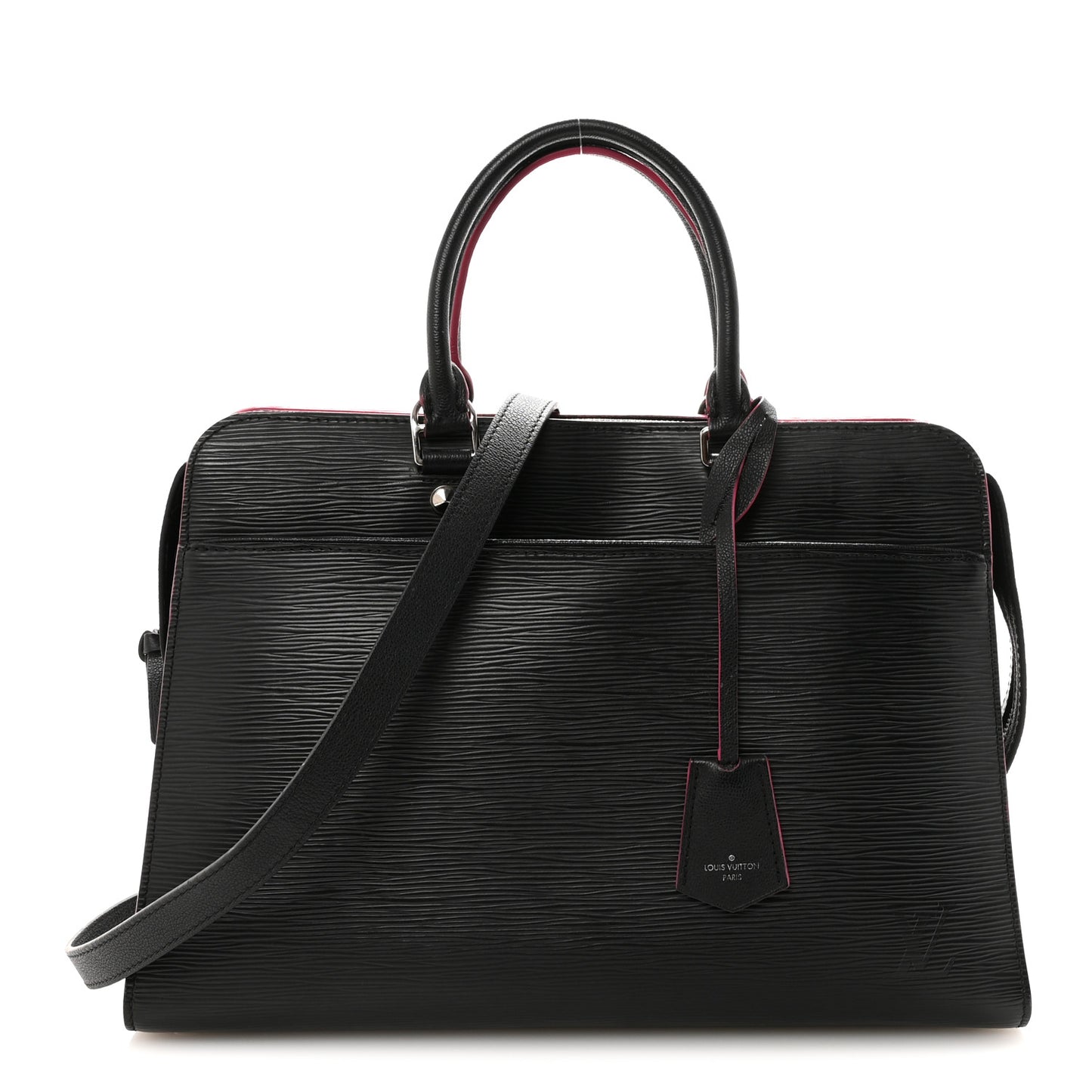 Epi Vaneau GM Black Hot Pink