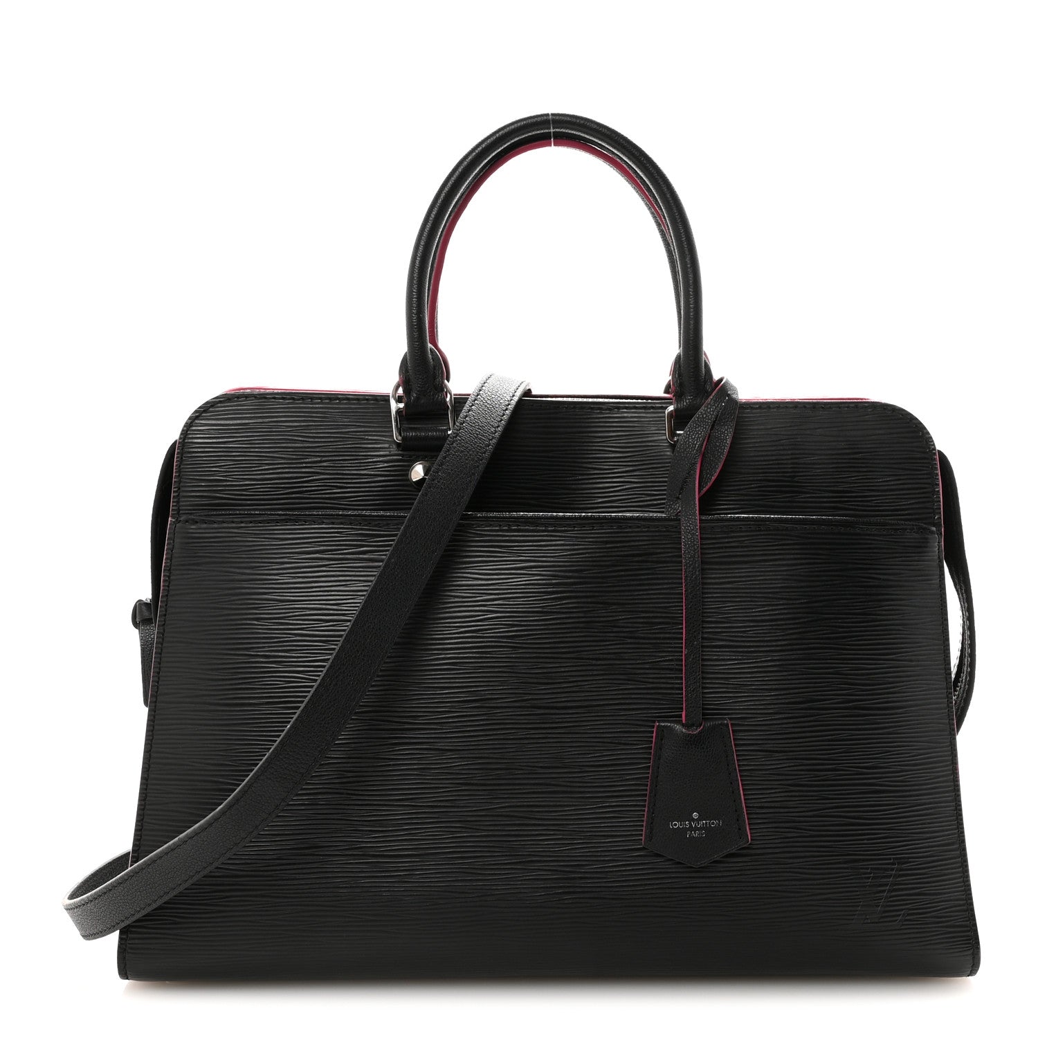 Louis Vuitton Epi Vaneau GM Black Hot Pink 1 of 9