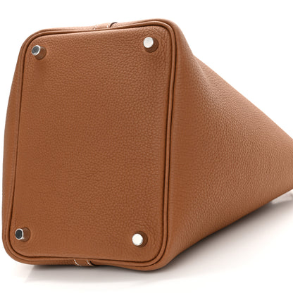 Hermes Taurillon Clemence Picotin Lock 18 PM Gold 10 of 11