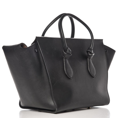 Celine Smooth Calfskin Small Tie Knot Tote Black 3 of 18