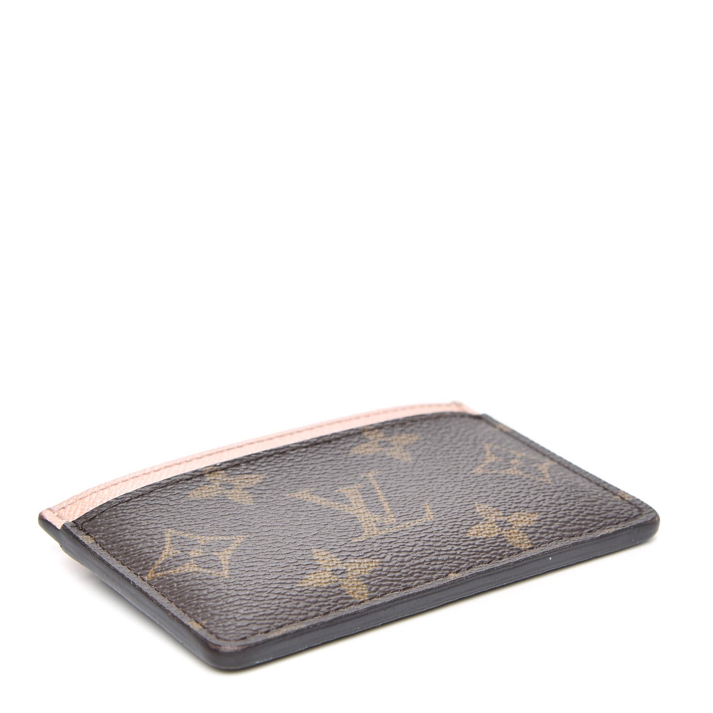 Monogram Card Holder Rose Nacre