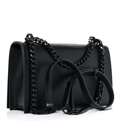 Alexander McQueen Calfskin Knuckle Shoulder Bag Black 3 of 22