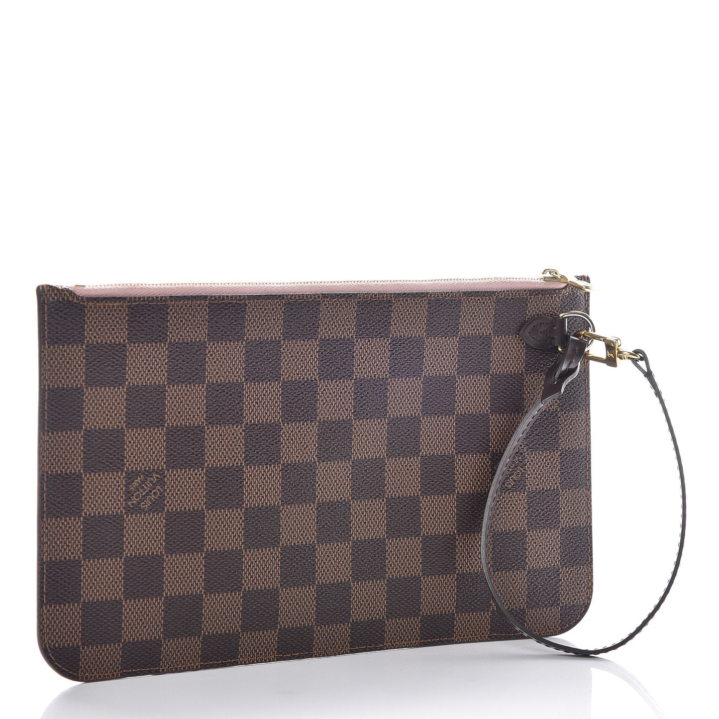 Damier Ebene Neverfull MM GM Pochette Rose Ballerine