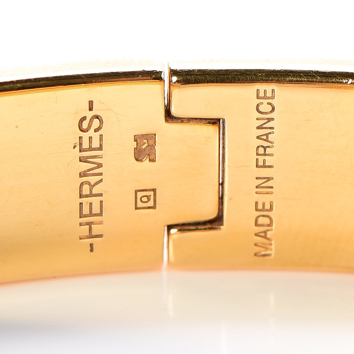 Enamel Narrow Clic Clac H Bracelet PM Bleu Atoll
