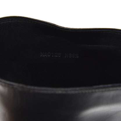 Louis Vuitton Calfskin Overdrive Flat Calf High Boots 39.5 Black 8 of 9