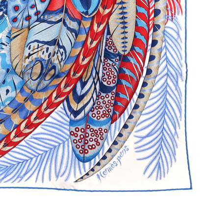 Hermes Silk Plumes En Fete Scarf 90 3 of 6