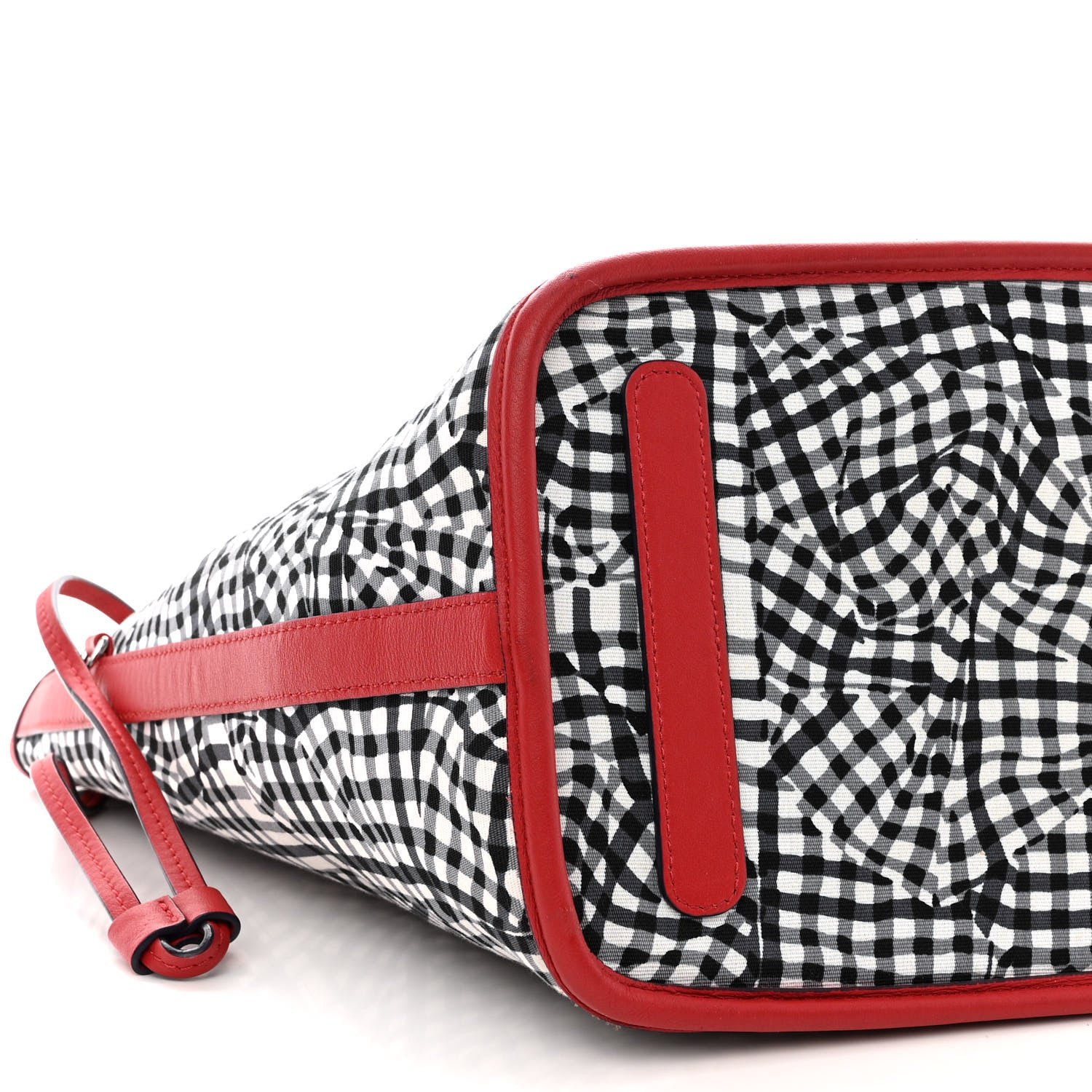 MCM Visetos Large Liz Reversible Shopper Tote Ruby Red 19 of 20