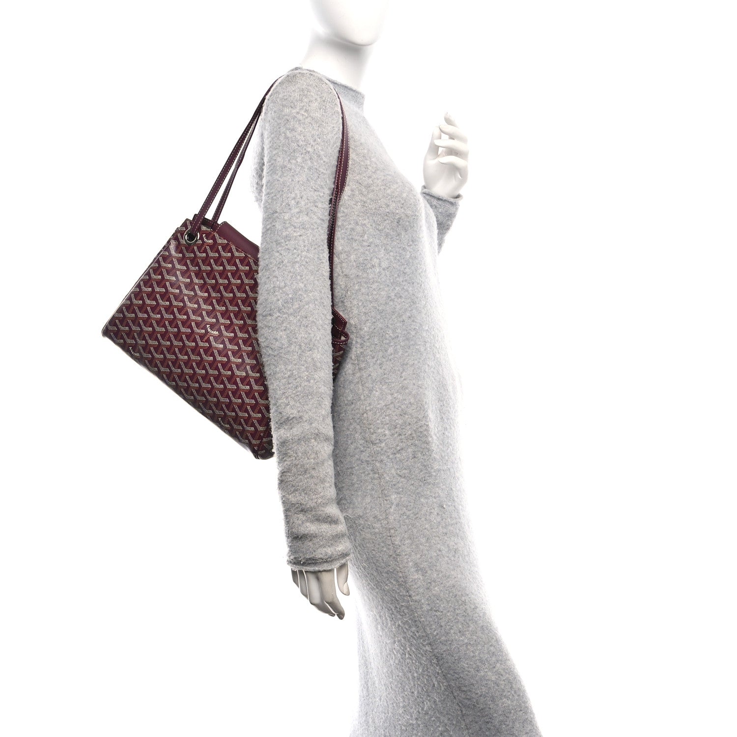 Goyard Goyardine Rouette PM Burgundy 2 of 9