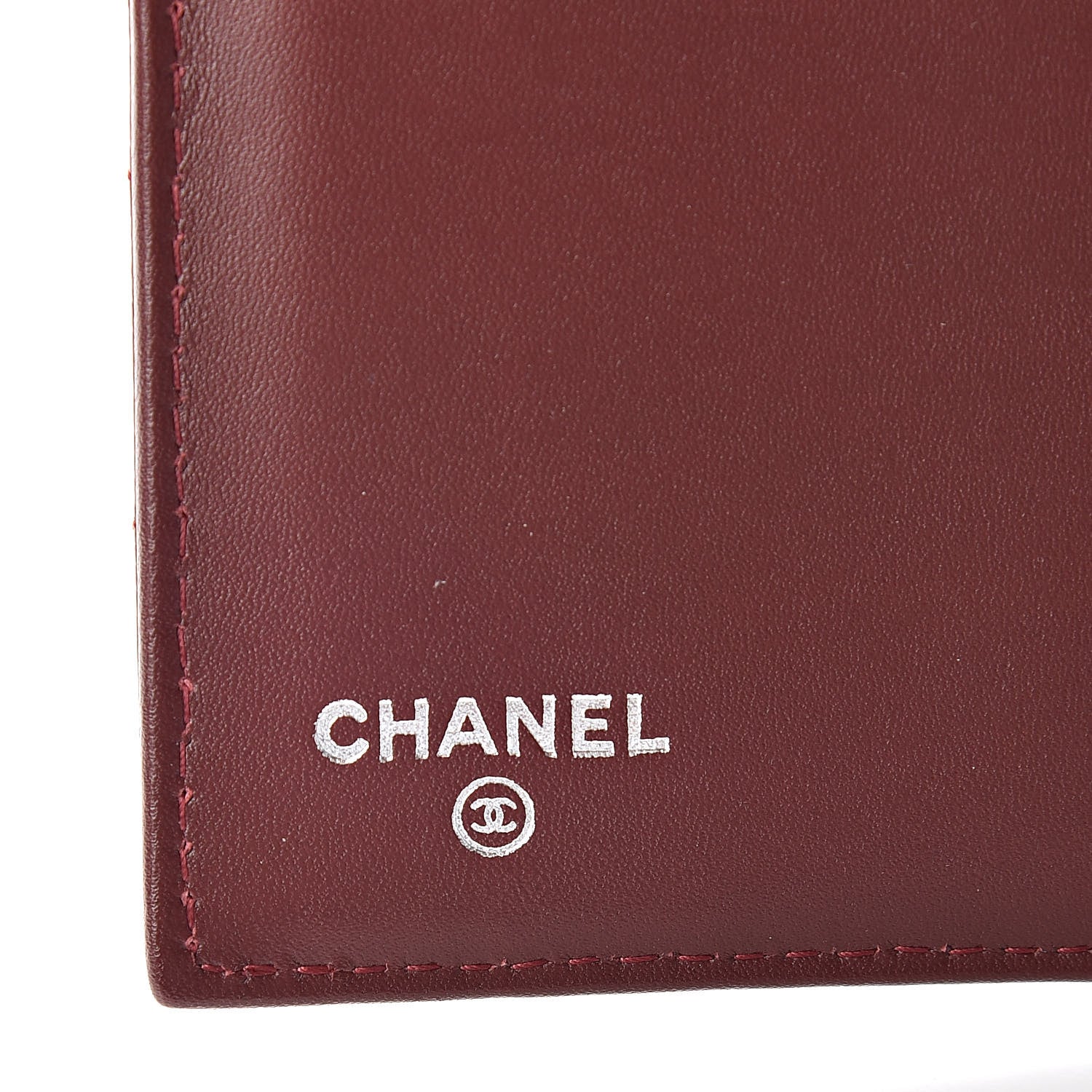 Chanel Caviar Quilted Large Flap Wallet Dark Red 6 of 9