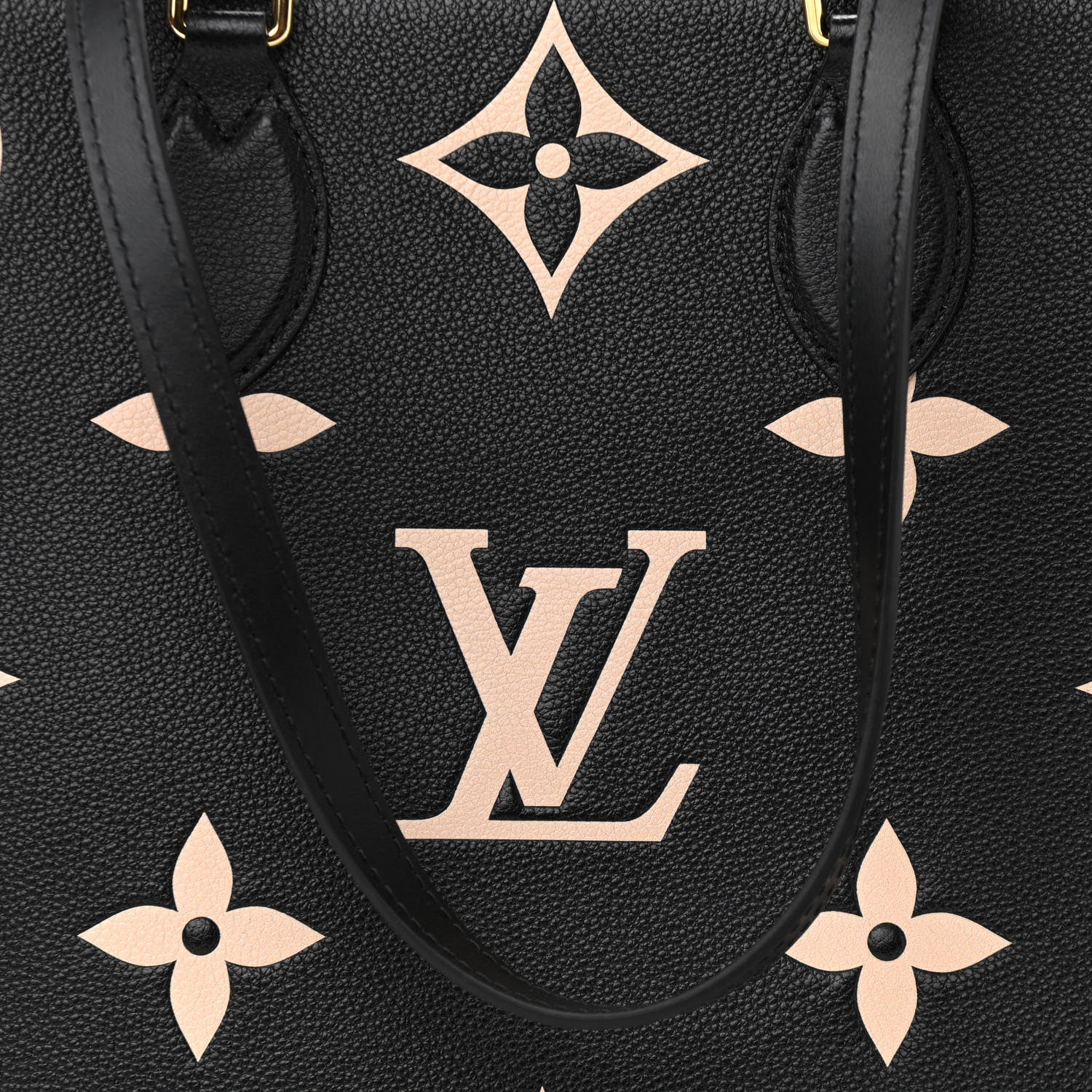 Louis Vuitton Empreinte Monogram Giant Onthego MM Black Beige 7 of 11