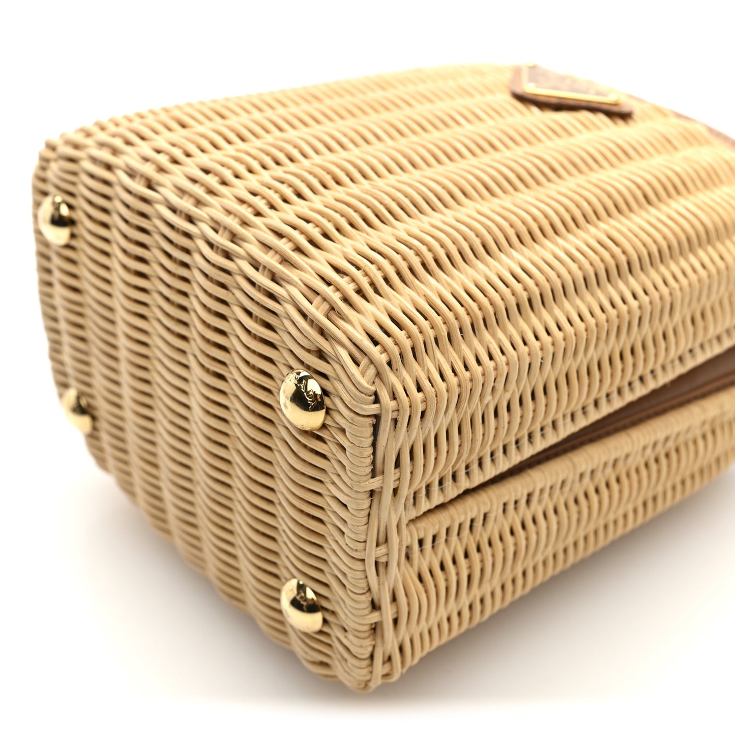 Wicker Mini Panier Bag Naturale