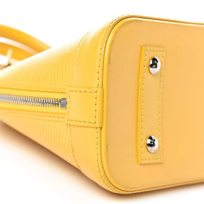 Louis Vuitton Epi Alma BB Citron 9 of 11