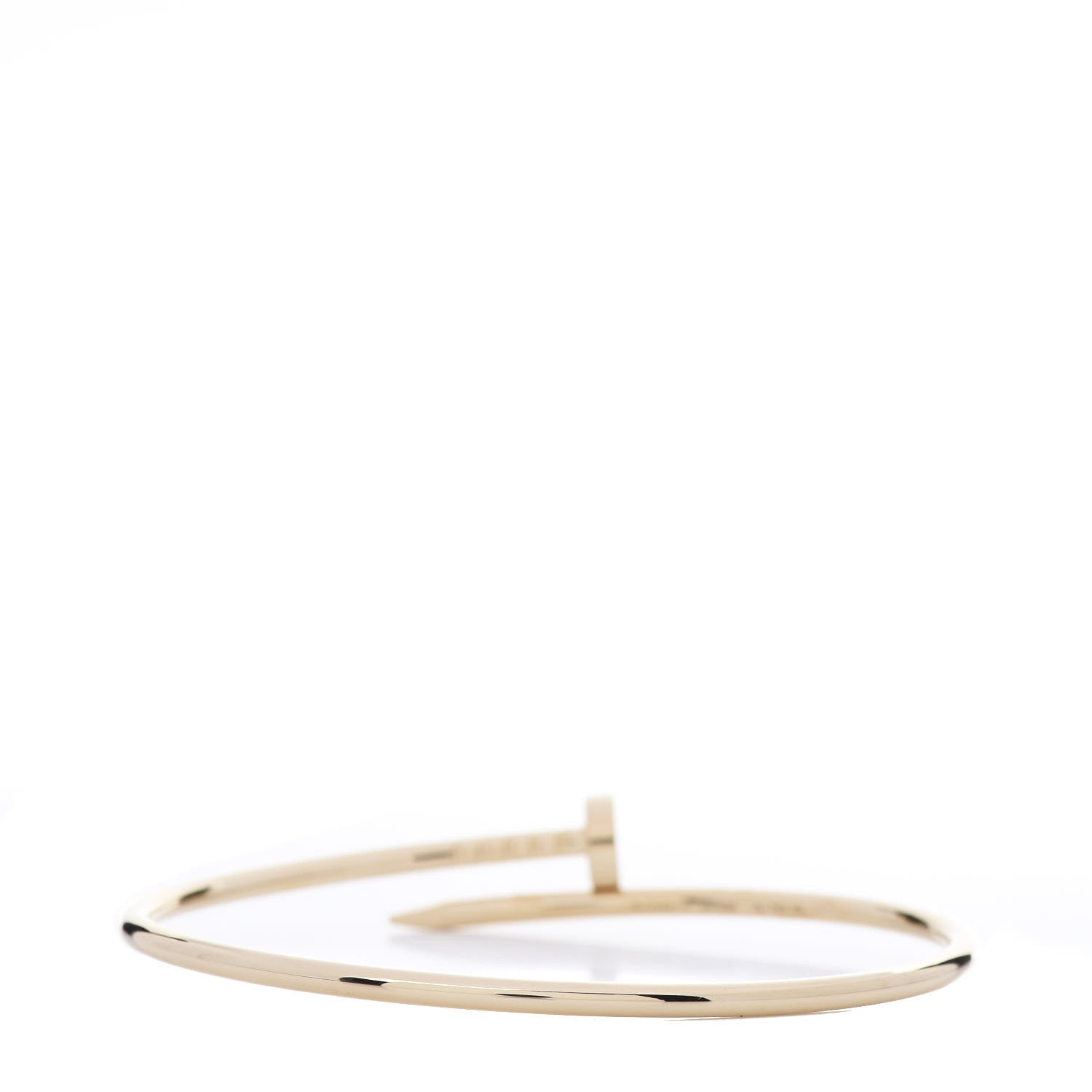 Cartier 18K Yellow Gold Small Juste Un Clou Bracelet 17 3 of 5