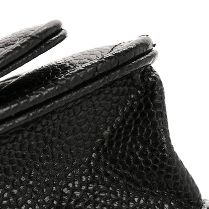 Chanel Caviar Quilted Wallet On Chain WOC Black 14 of 14