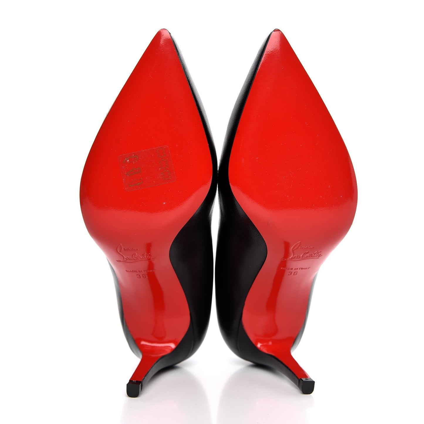 Shiny Nappa Pigalle 85 Pumps 36 Black