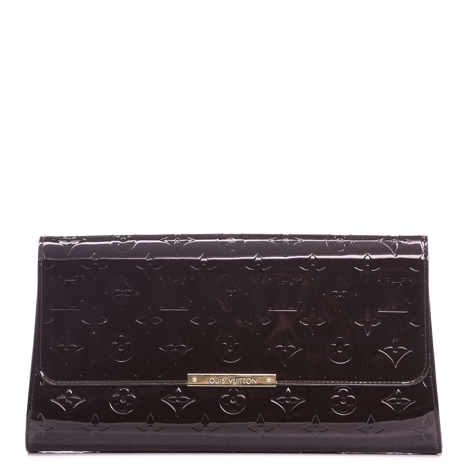 Louis Vuitton Vernis Robertson Clutch Amarante 1 of 7