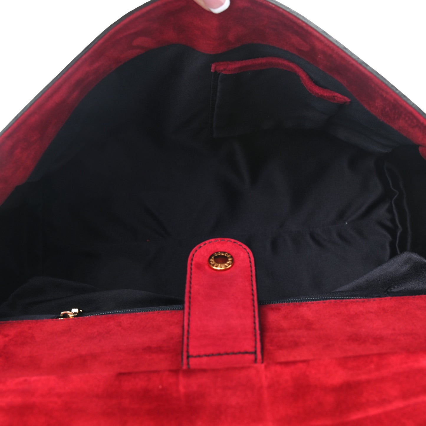 Patent Large Miss Sicily Satchel Red