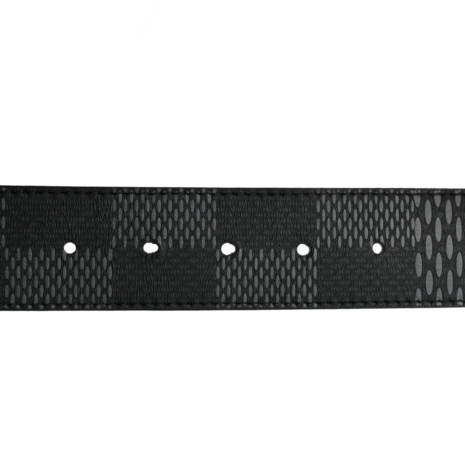 Louis Vuitton Damier Graphite Damier Infini 40mm LV Initiales Reversible Belt Onyx Black 90 36 4 of 8