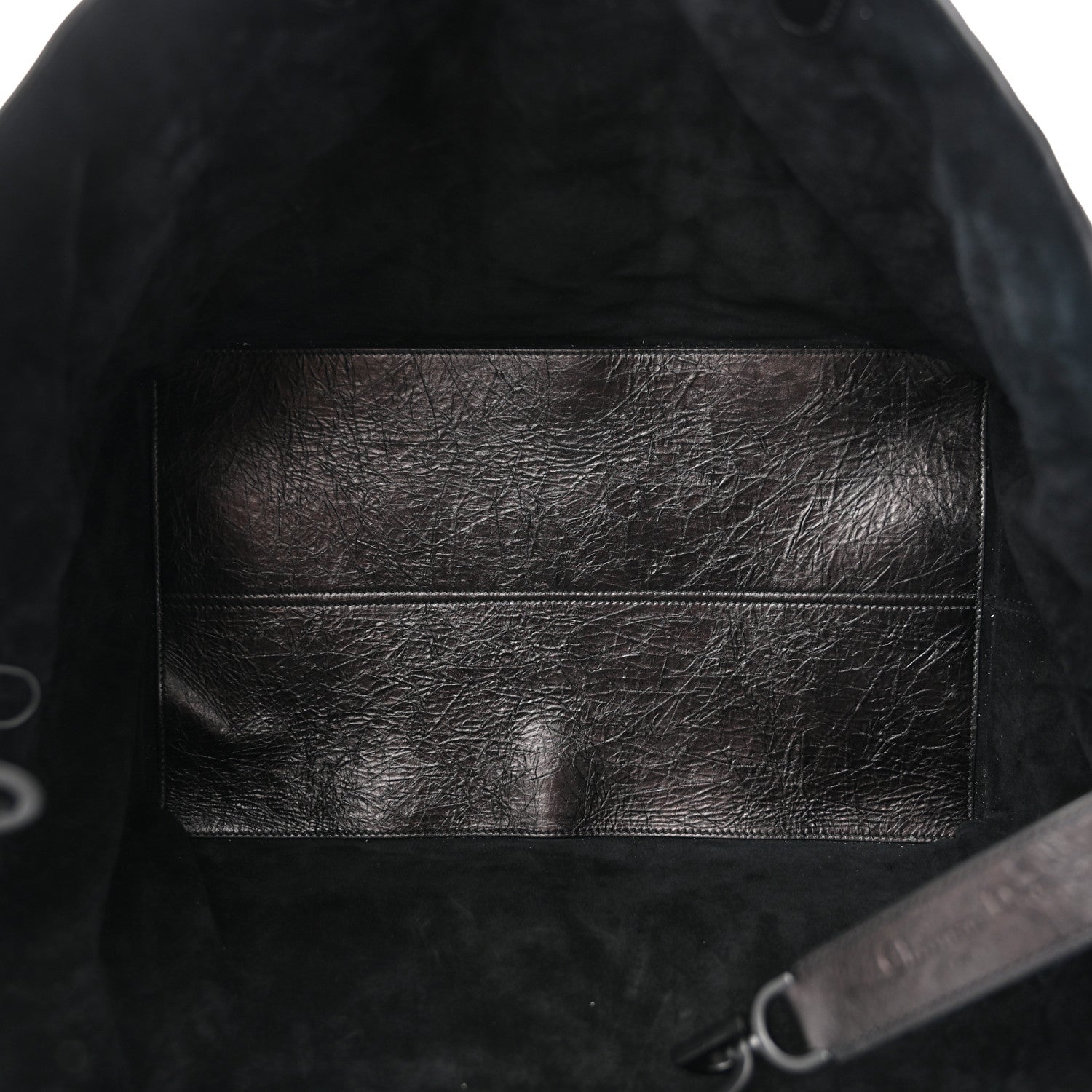 Christian Dior Crinkled Calfskin Macrocannage Large Toujours Black 6 of 12