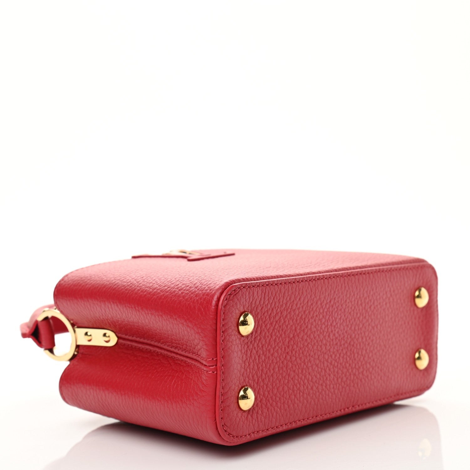 Louis Vuitton Taurillon Mini Capucines Scarlet 4 of 9