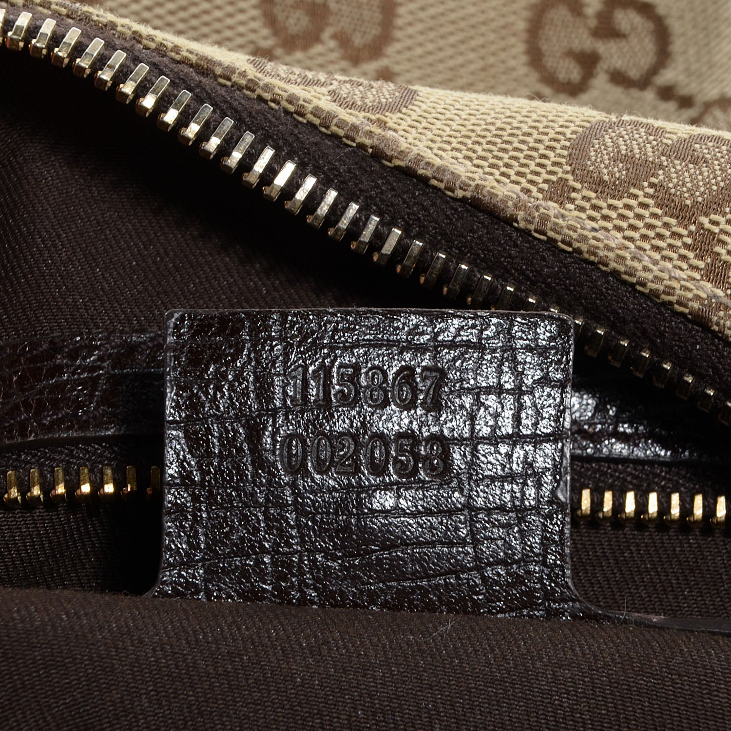 Gucci Monogram Medium Horsebit Chain Hobo Brown 6 of 7