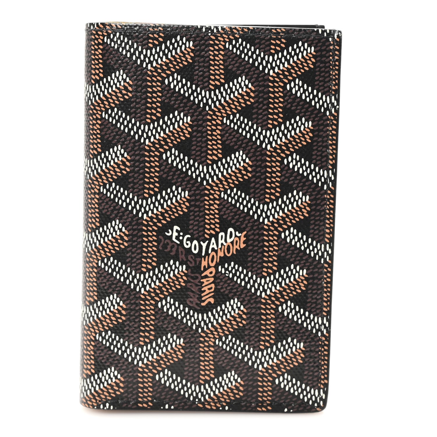 Goyard Goyardine Saint Pierre Card Holder Black 1 of 7