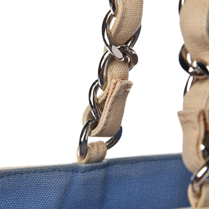 Chanel Canvas Quilted N°5 Shopping Tote Beige 13 of 24