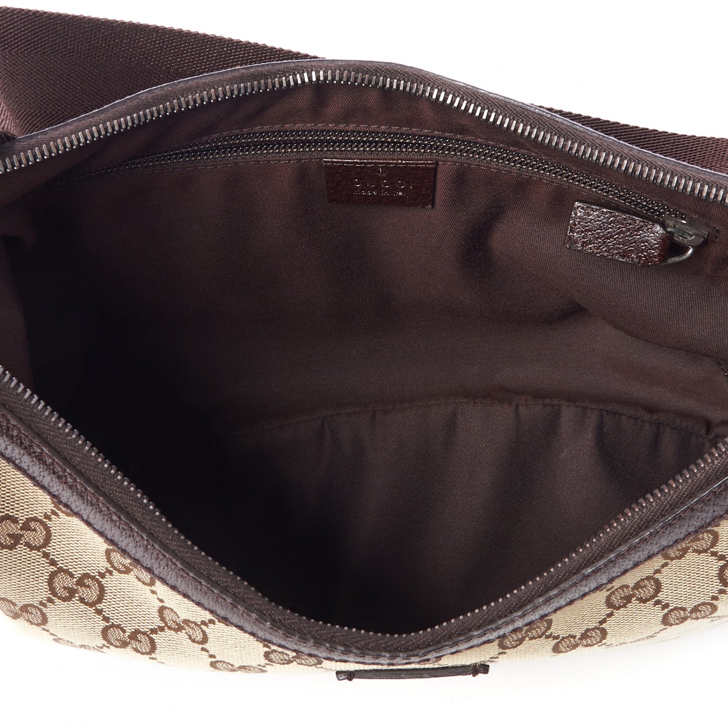 Monogram Medium Half Moon Hobo Dark Brown