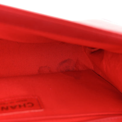 Chanel Lambskin Quilted Medium Boy Flap Red 11 of 15