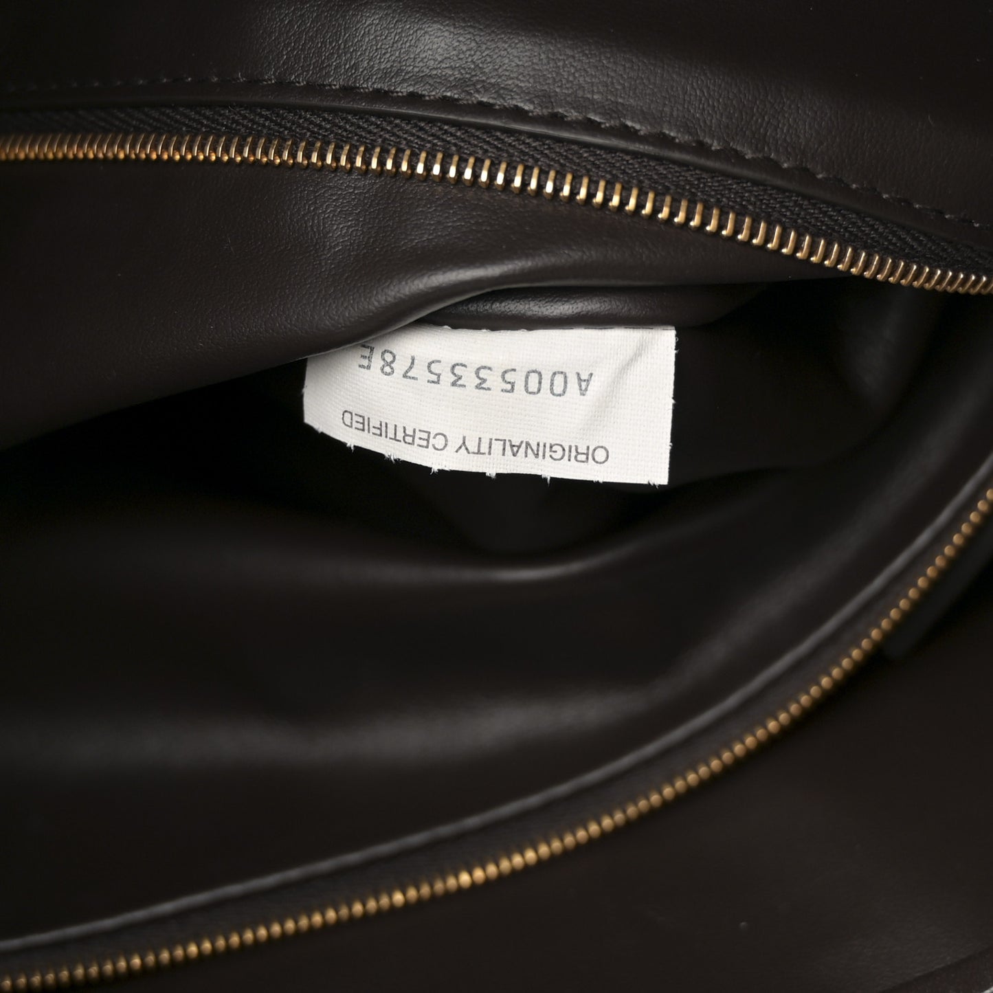 Calfskin Intrecciato Large Hop Ebano