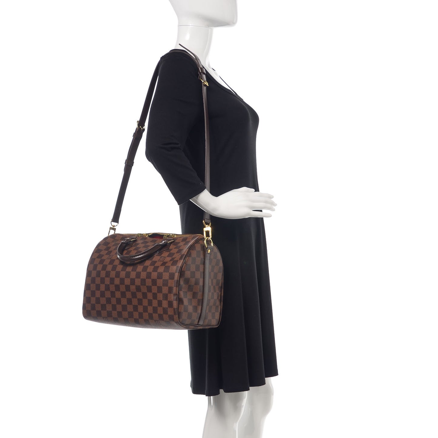 Damier Ebene Speedy Bandouliere 30