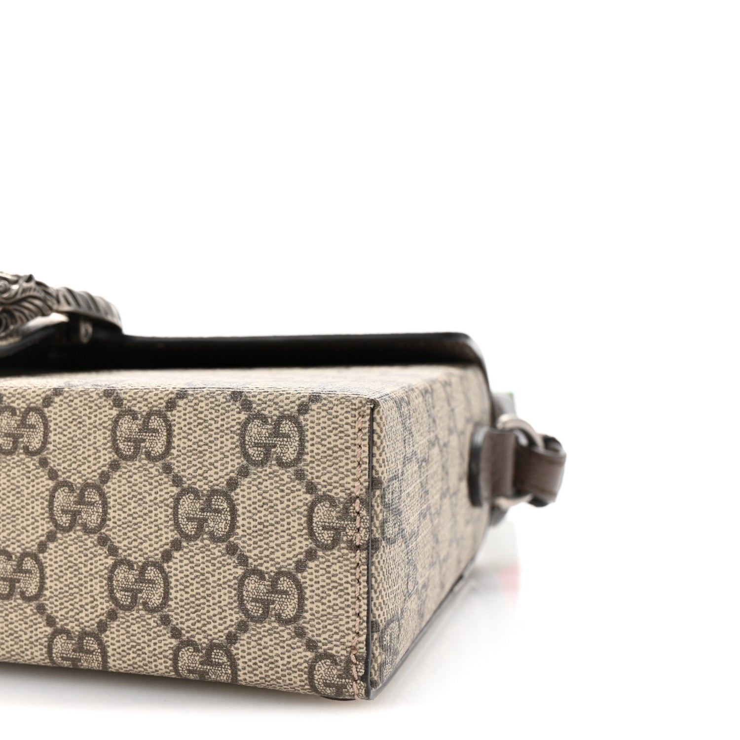 Gucci GG Supreme Monogram Web Medium Dionysus Messenger Brown 10 of 10