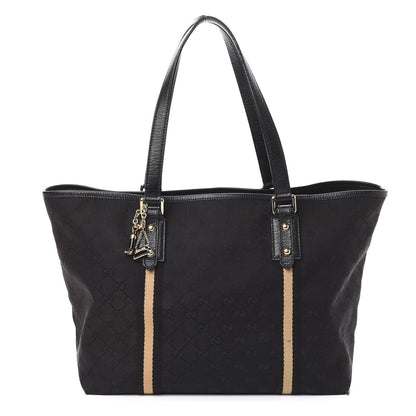 Gucci Monogram Large Jolicoeur Tote Black 1 of 13