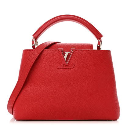 Louis Vuitton Taurillon Capucines BB Rubis 1 of 11