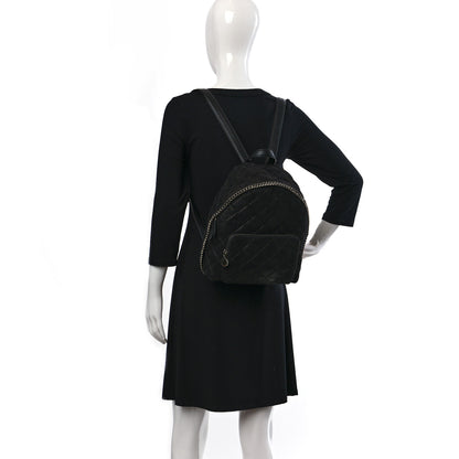 Stella McCartney Shaggy Deer Quilted Small Falabella Backpack Black 2 of 21