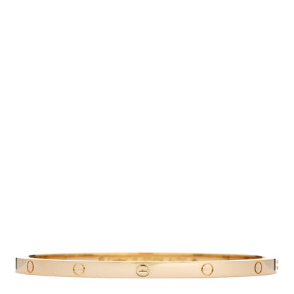 Cartier 18K Yellow Gold Small LOVE Bracelet 17 1 of 8