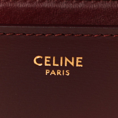 Celine Box Calfskin Teen Classic Box Flap Bag Burgundy 7 of 10