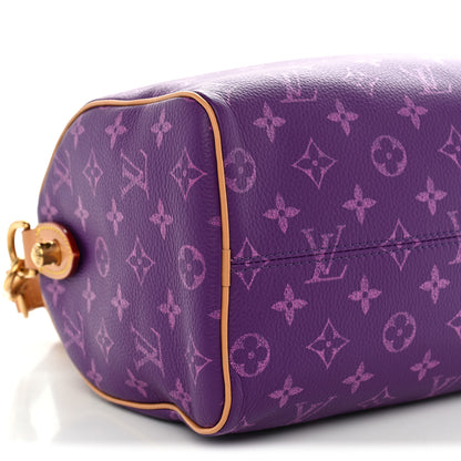 Louis Vuitton Calfskin Monogram Speedy P9 Bandouliere 25 Lotus Purple 11 of 12