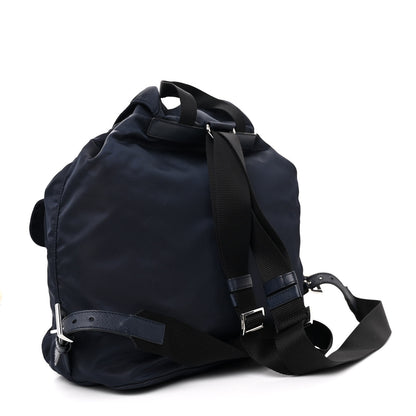 Prada Re-Nylon Saffiano Medium Backpack Blue Black 4 of 11