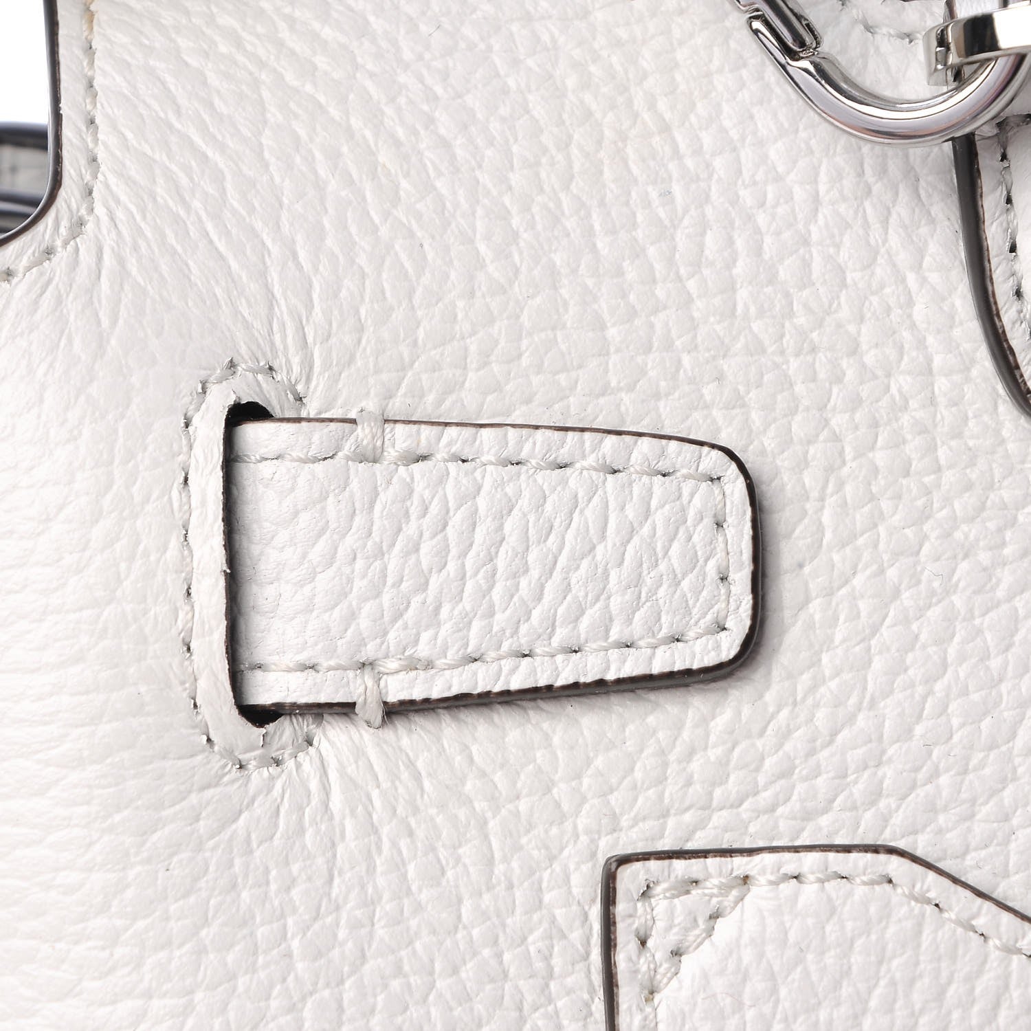 MCM Grained Calfskin Medium Milla Convertible Backpack White Flake 7 of 13