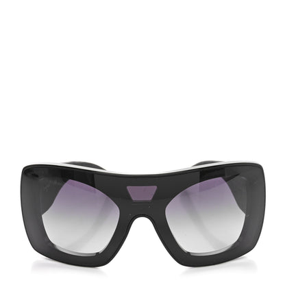 Chanel Lambskin Shield Quilted Sunglasses 71267 Black 2 of 7