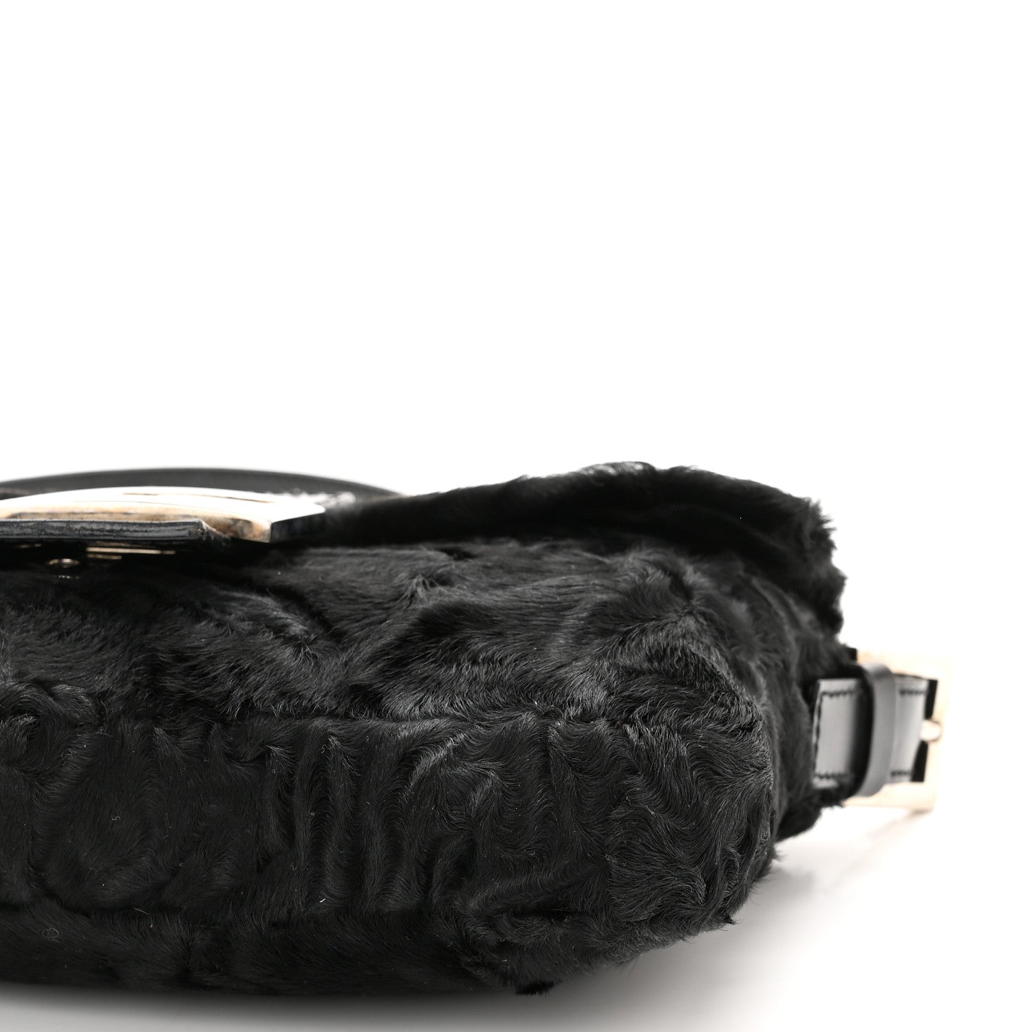 Fendi Persian Lamb Baguette Black 9 of 9