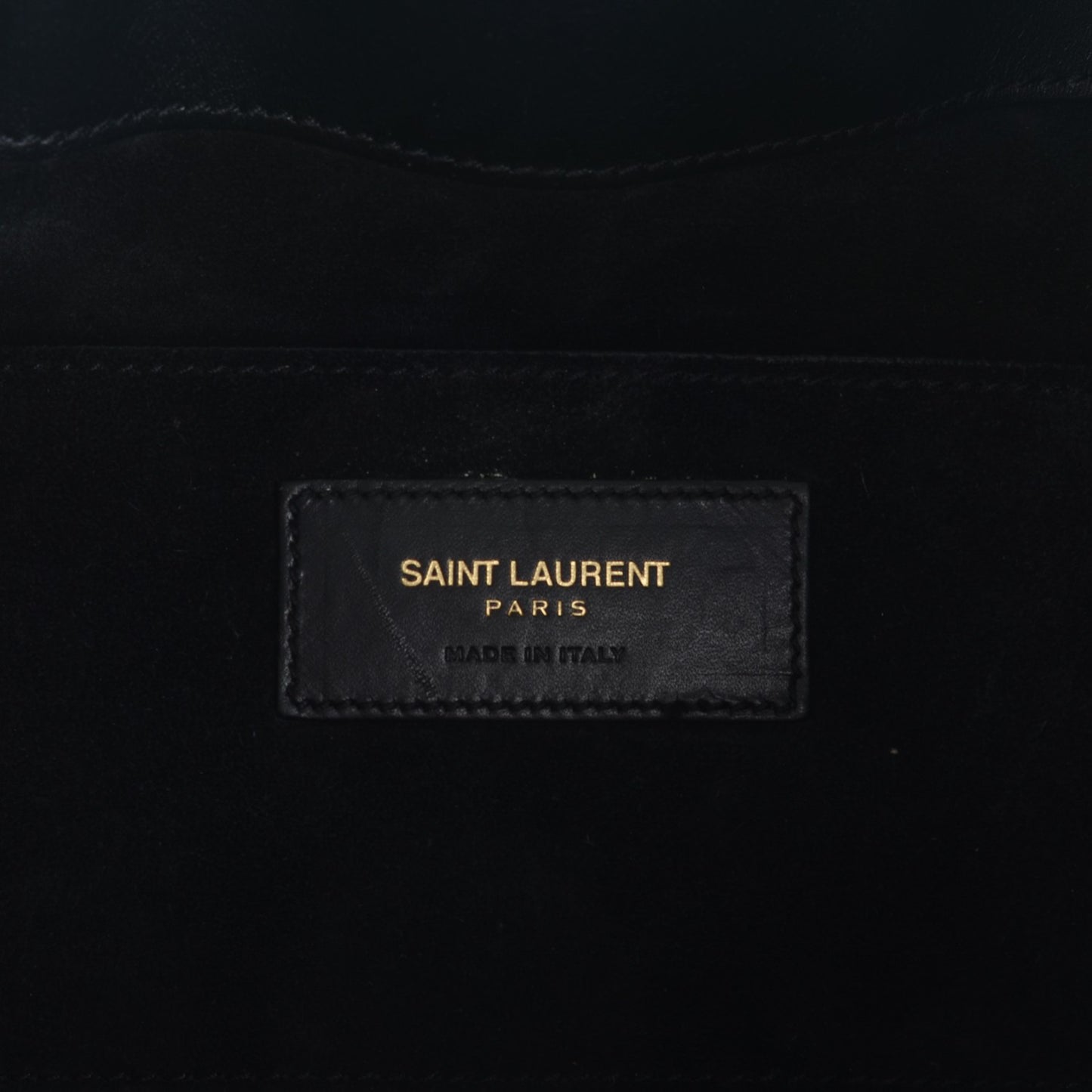 Calfskin Large Emmanuelle Bucket Bag Black