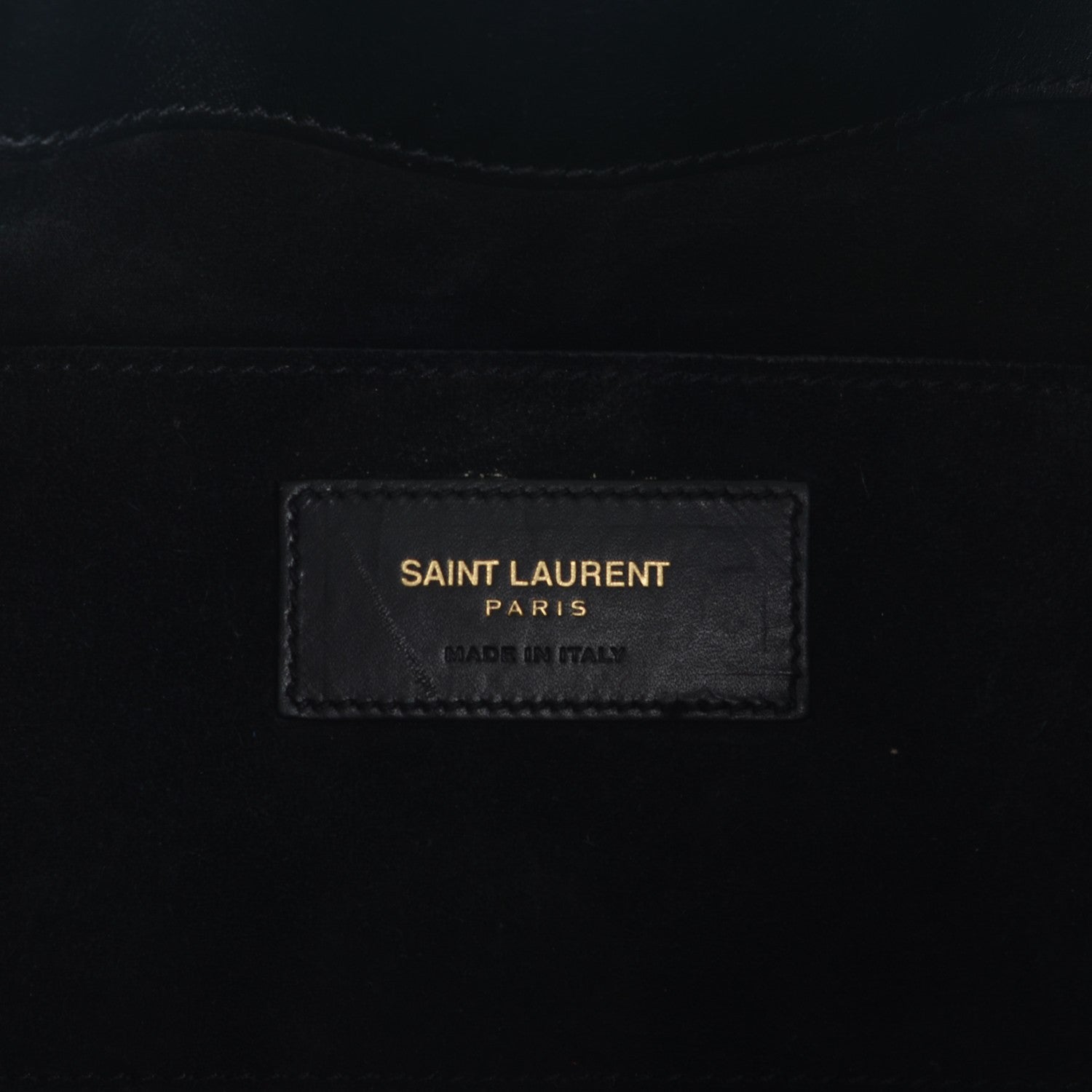 Saint Laurent Calfskin Large Emmanuelle Bucket Bag Black 6 of 7
