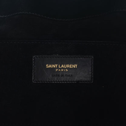 Saint Laurent Calfskin Large Emmanuelle Bucket Bag Black 6 of 7
