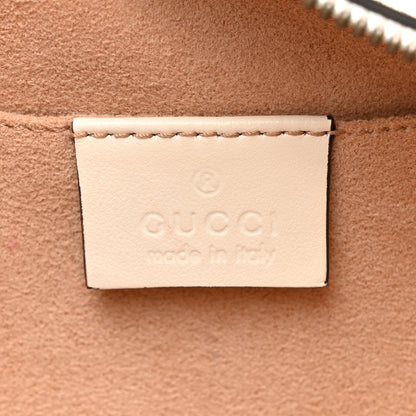 Gucci Calfskin Matelasse Small GG Marmont Chain Shoulder Bag White 6 of 14