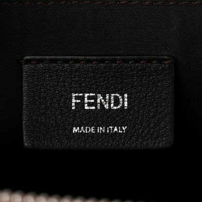 Fendi Vitello King Logo Embossed Medium By The Way Boston Bag Cuoio 7 of 13