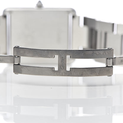Cartier Stainless Steel 27mm Tank Solo Quartz Watch 7 of 9
