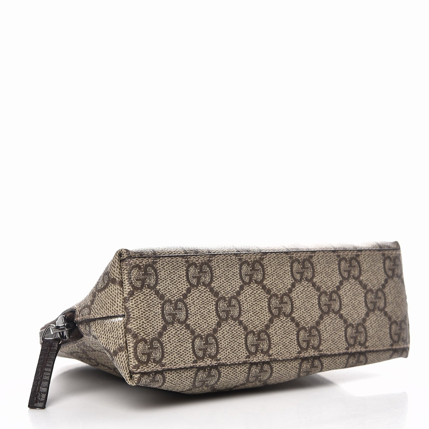 Coated Canvas Monogram Cosmetic Case Dark Brown